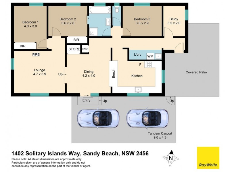 1402 Solitary Islands Way, Sandy Beach NSW 2456 Floorplan
