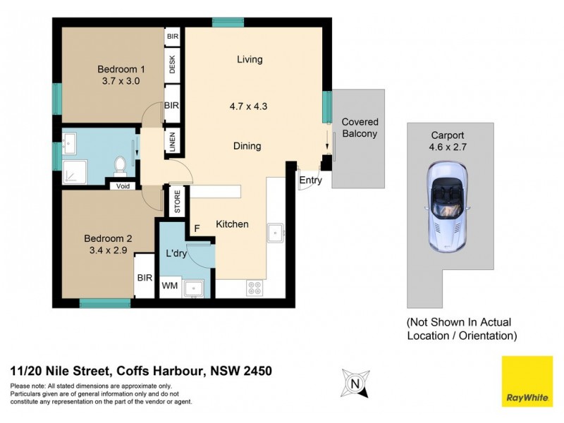 11/20 Nile Street, Coffs Harbour NSW 2450 Floorplan