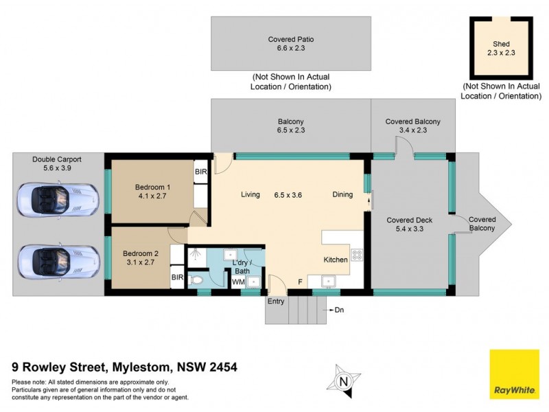 9 Rowley Street, Mylestom NSW 2454 Floorplan