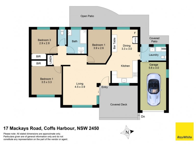 17 Mackays Road, Coffs Harbour NSW 2450 Floorplan
