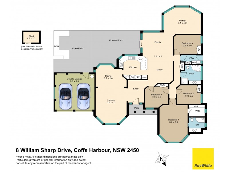 8 William Sharp Drive, Coffs Harbour NSW 2450 Floorplan