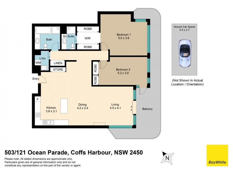 503/121 Ocean Parade, Coffs Harbour NSW 2450 Floorplan