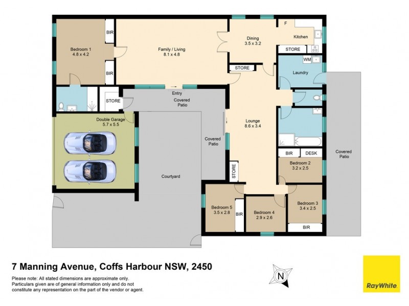 7 Manning Avenue, Coffs Harbour NSW 2450 Floorplan