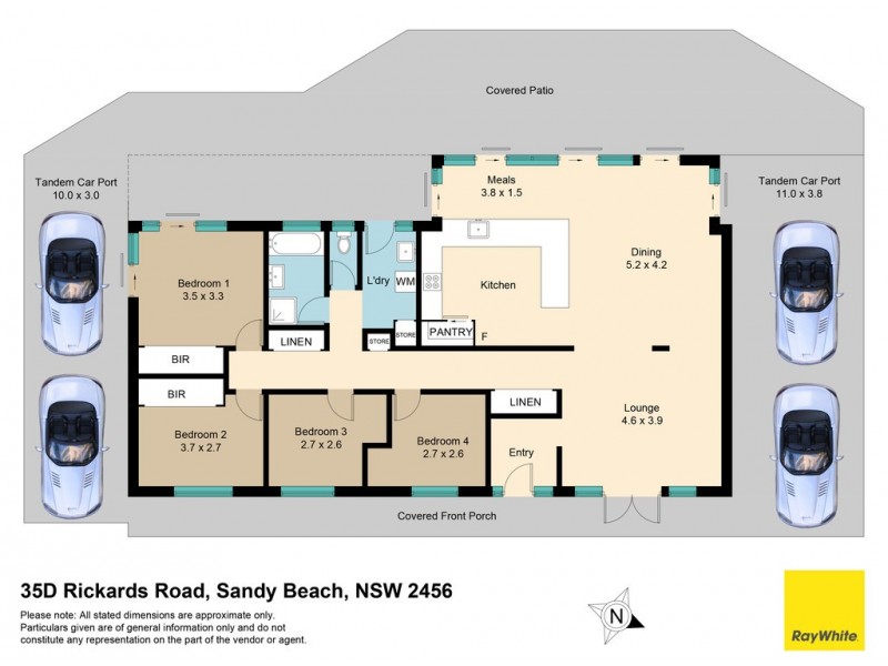 35D Rickards Road, Sandy Beach NSW 2456 Floorplan