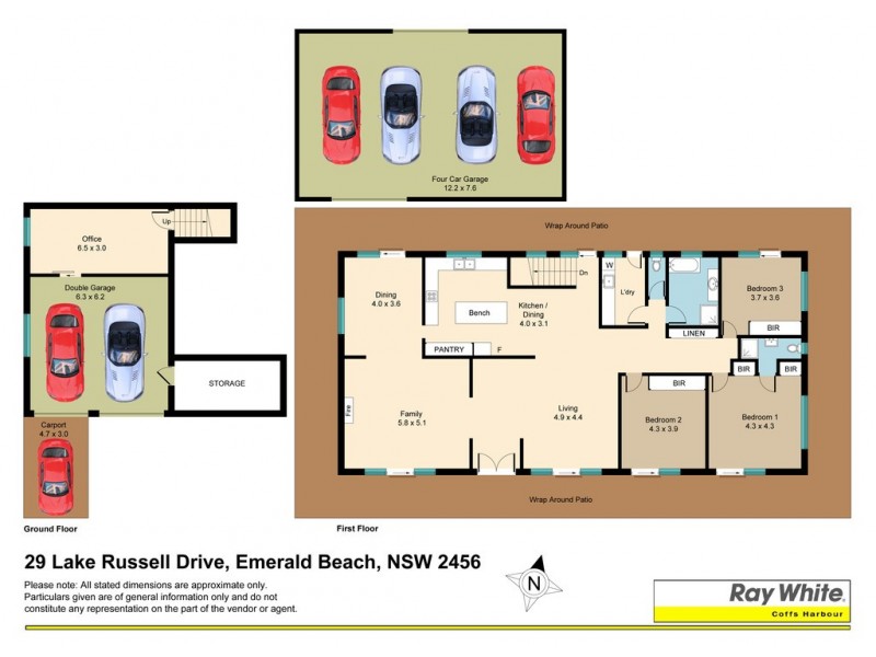 29 Lake Russell Drive, Emerald Beach NSW 2456 Floorplan