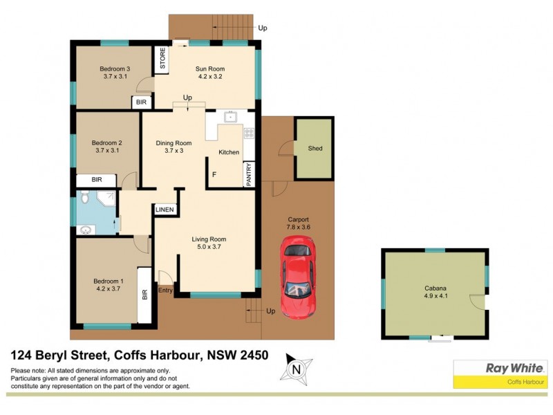 124 Beryl Street, Coffs Harbour NSW 2450 Floorplan