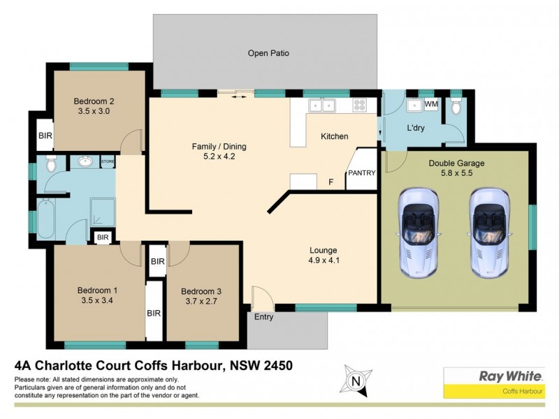 4A Charlotte Court, Coffs Harbour NSW 2450 Floorplan