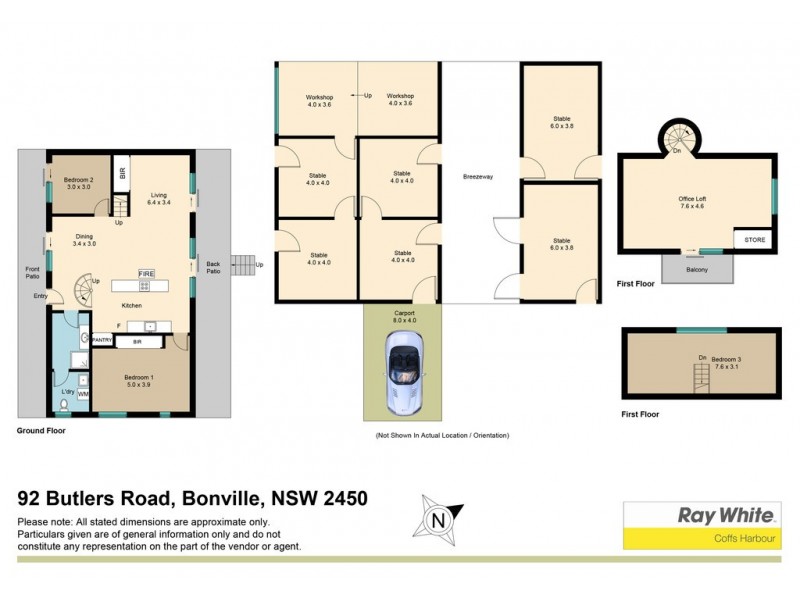 92 Butlers Road, Bonville NSW 2441 Floorplan
