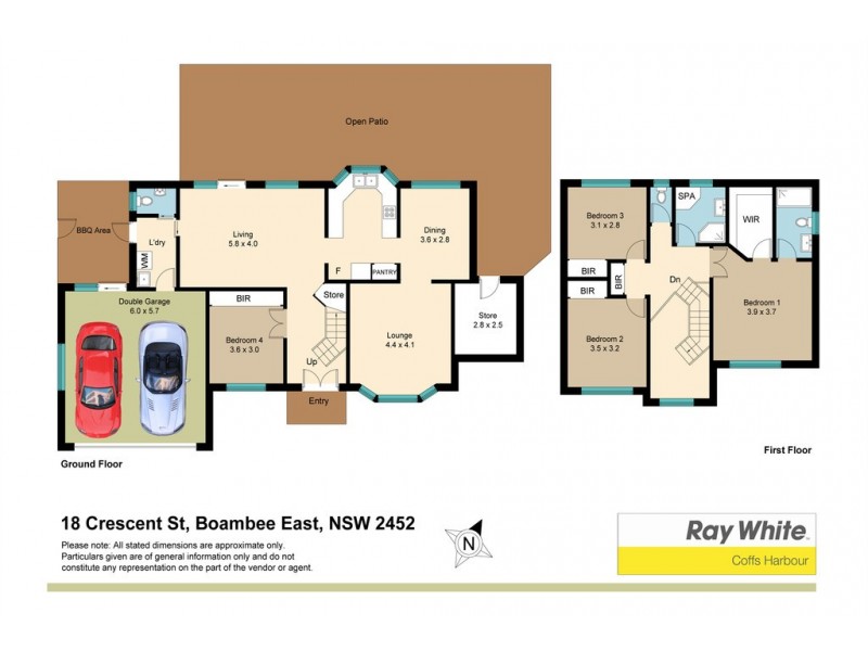 18 Crescent Street, Boambee East NSW 2452 Floorplan