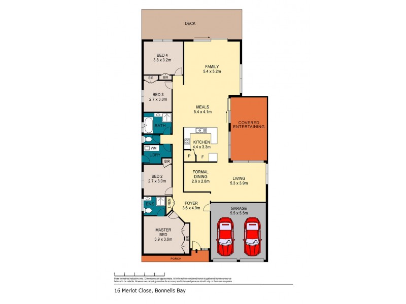 16 Merlot Close, Bonnells Bay NSW 2264 Floorplan