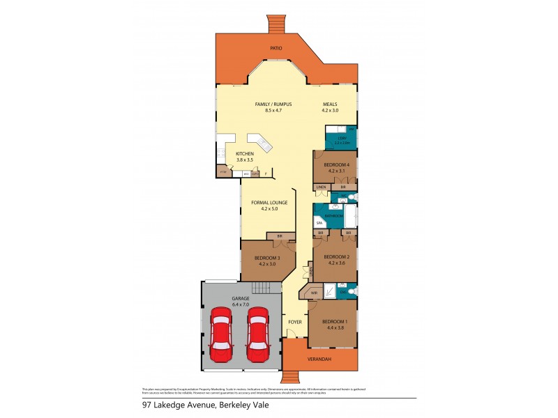 97 Lakedge Avenue, Berkeley Vale NSW 2261 Floorplan