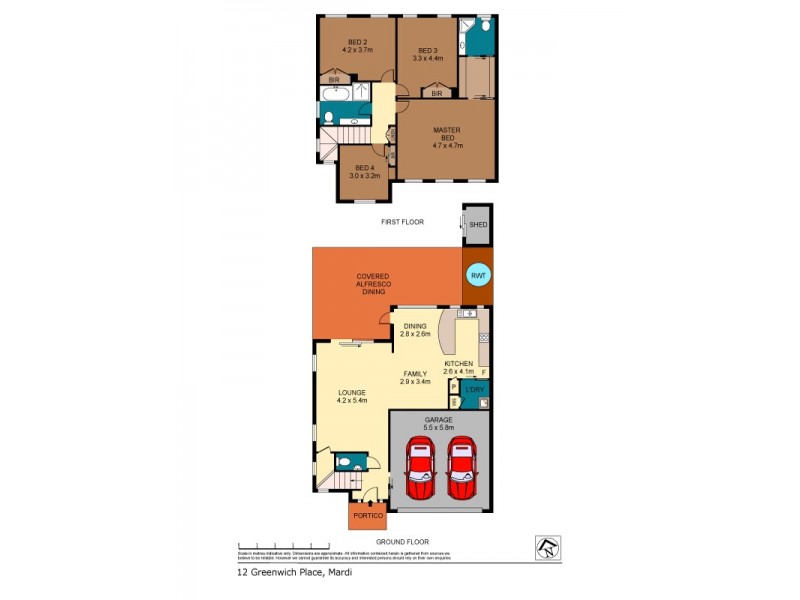 12 Greenwich Place, Mardi NSW 2259 Floorplan