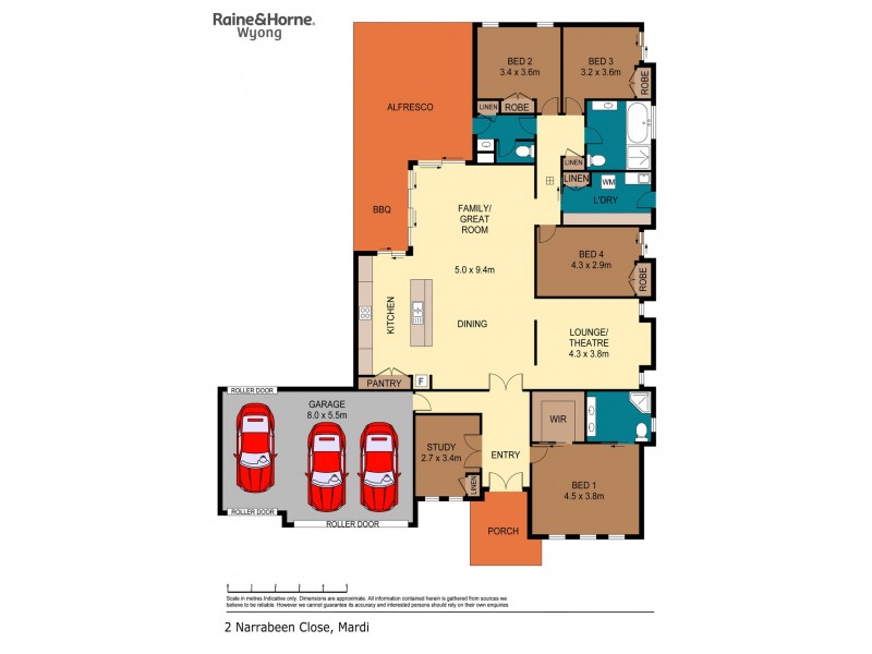 2 Narrabeen Close, Mardi NSW 2259 Floorplan