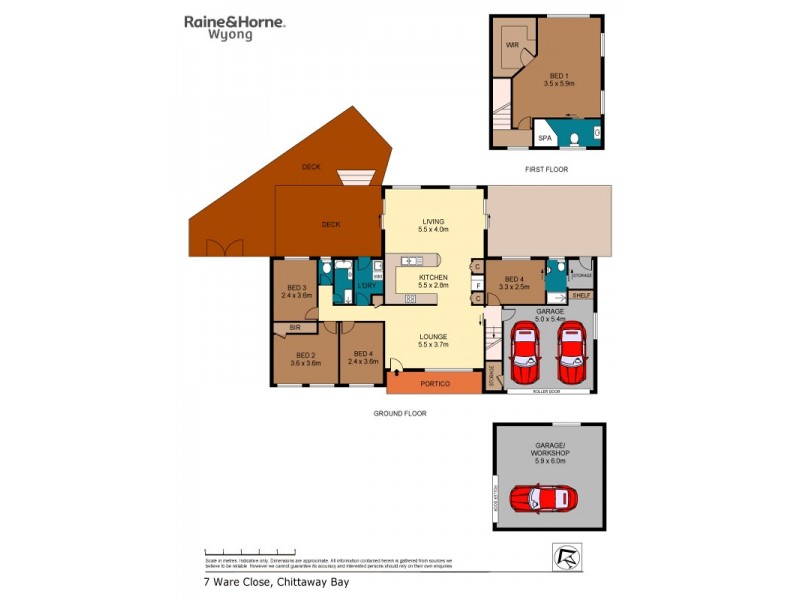 7 Ware Close, Chittaway Bay NSW 2261 Floorplan