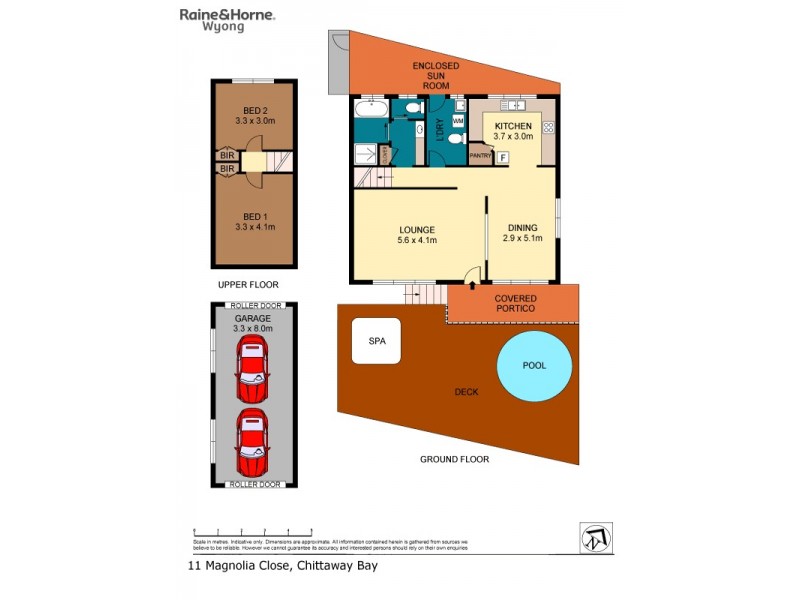11 Magnolia Close, Chittaway Bay NSW 2261 Floorplan