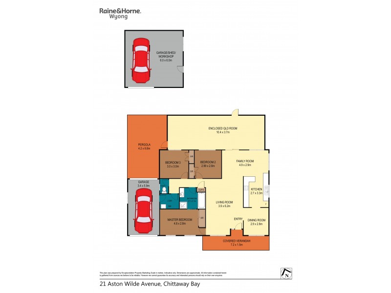 21 Aston Wilde Avenue, Chittaway Bay NSW 2261 Floorplan