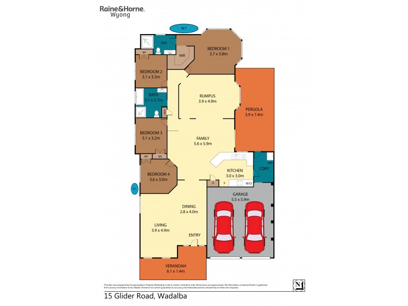 15 Glider Road, Wadalba NSW 2259 Floorplan