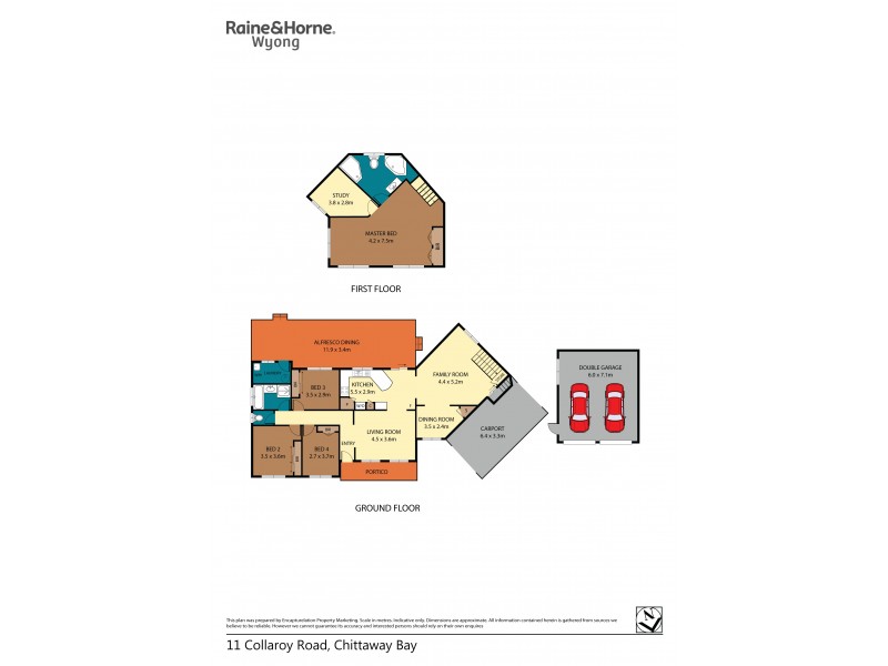 11 Collaroy Close, Chittaway Bay NSW 2261 Floorplan
