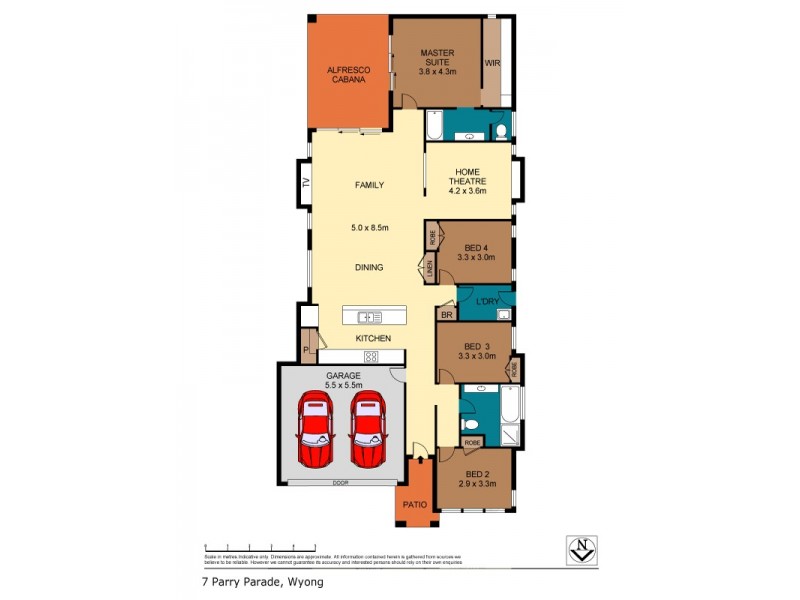 7 Parry Parade, Wyong NSW 2259 Floorplan