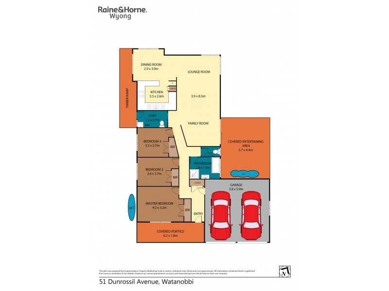 51 Dunrossil Avenue, Watanobbi NSW 2259 Floorplan