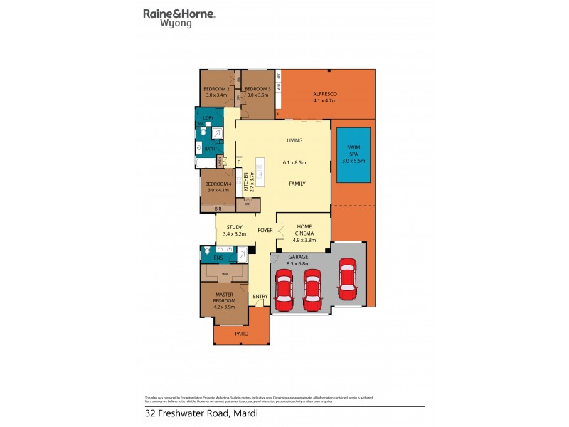 32 Freshwater Road, Mardi NSW 2259 Floorplan