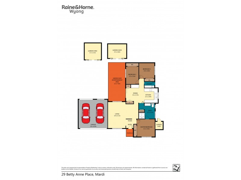29 Betty Anne Place, Mardi NSW 2259 Floorplan