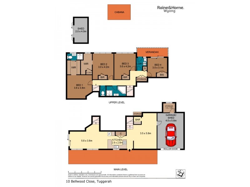 10 Bellwood Close, Tuggerah NSW 2259 Floorplan