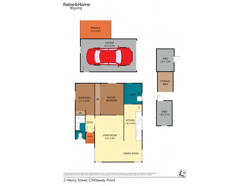2 Henry Street, Chittaway Point NSW 2261 Floorplan