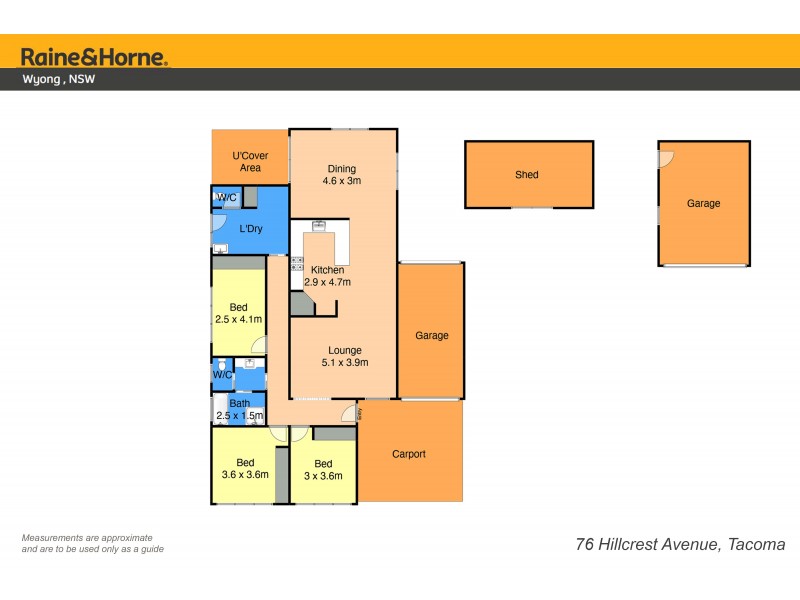 76 Hillcrest Avenue, Tacoma NSW 2259 Floorplan
