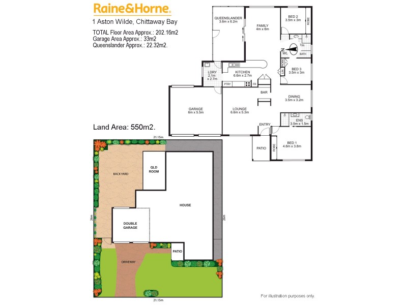 1 Aston Wilde Avenue, Chittaway Bay NSW 2261 Floorplan