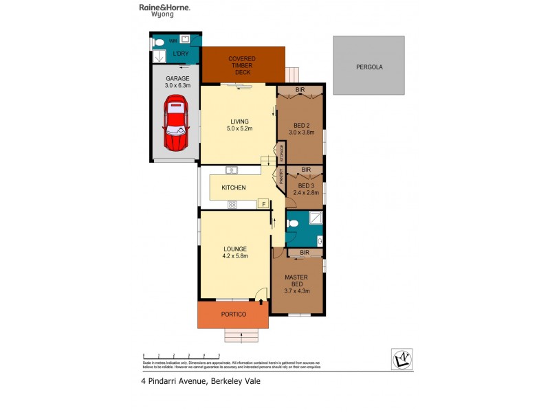 4 Pindarri Avenue, Berkeley Vale NSW 2261 Floorplan