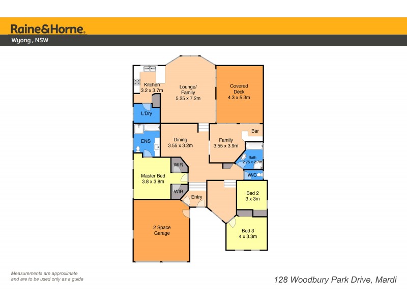 128 Woodbury Park Drive, Mardi NSW 2259 Floorplan