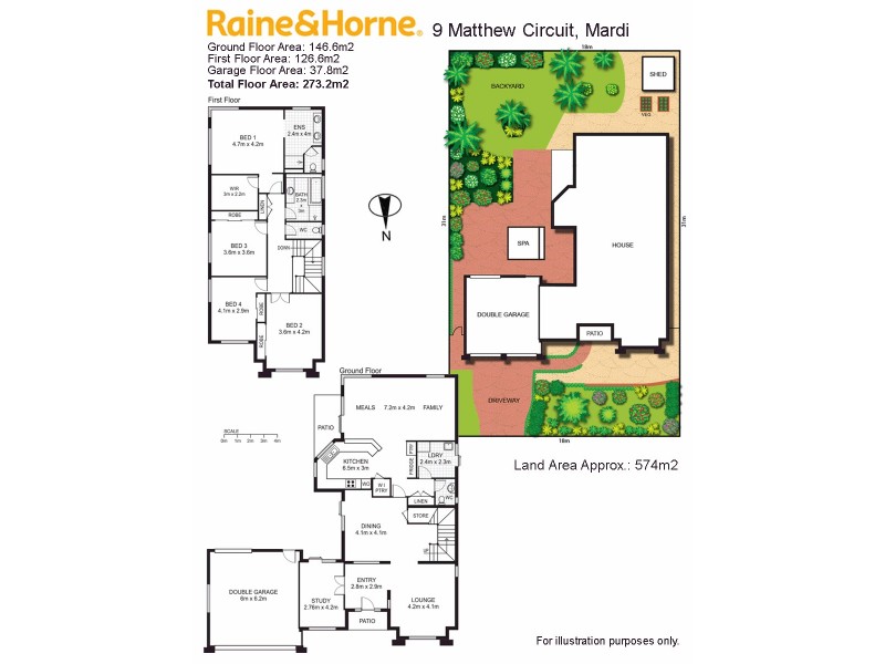 9 Matthew Circuit, Mardi NSW 2259 Floorplan