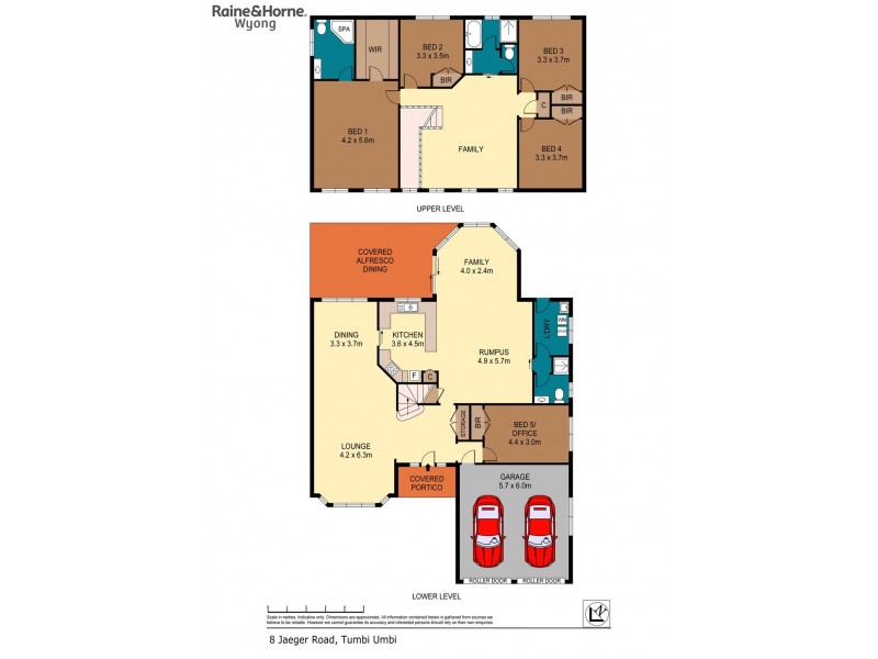 8 Jaeger Road, Tumbi Umbi NSW 2261 Floorplan
