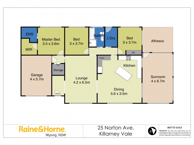 25 Norton Avenue, Killarney Vale NSW 2261 Floorplan
