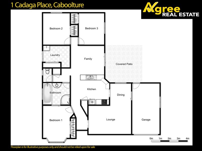 1 Cadaga Place, Caboolture QLD 4510 Floorplan