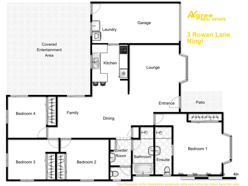 3 Rowan Lane, Ningi QLD 4511 Floorplan