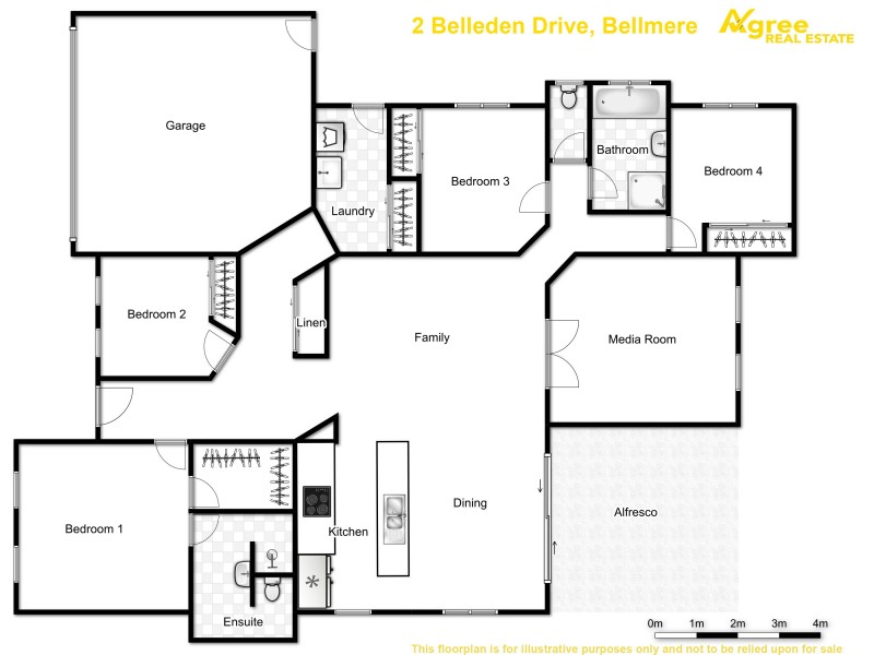 2 Belleden Drive, Bellmere QLD 4510 Floorplan