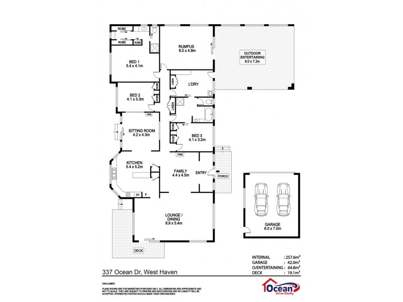 337 Ocean Drive, West Haven NSW 2443 Floorplan