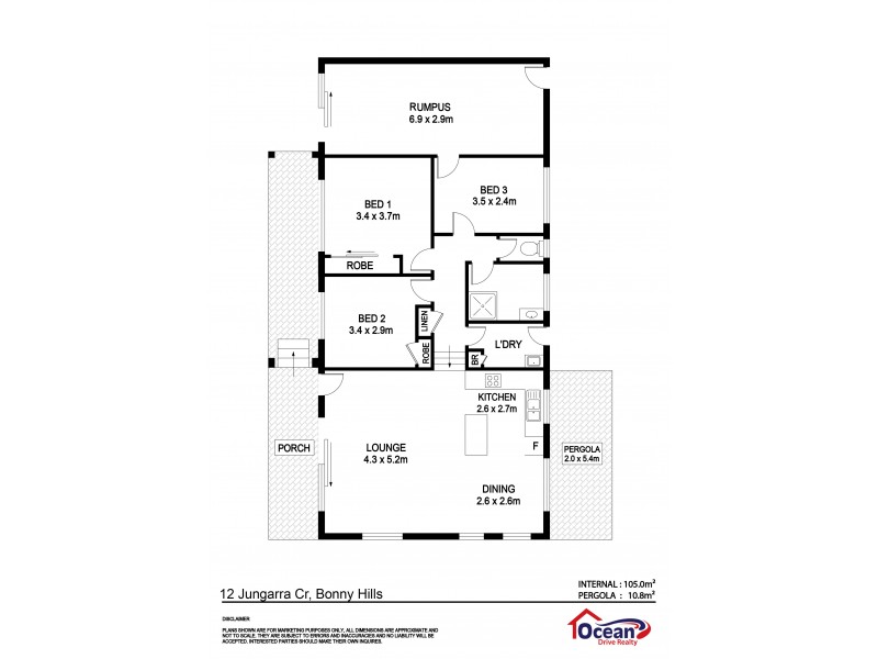 12 Jungarra Crescent, Bonny Hills NSW 2445 Floorplan