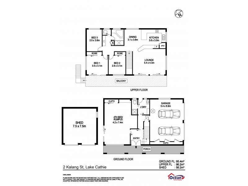 2 Kalang Street, Lake Cathie NSW 2445 Floorplan