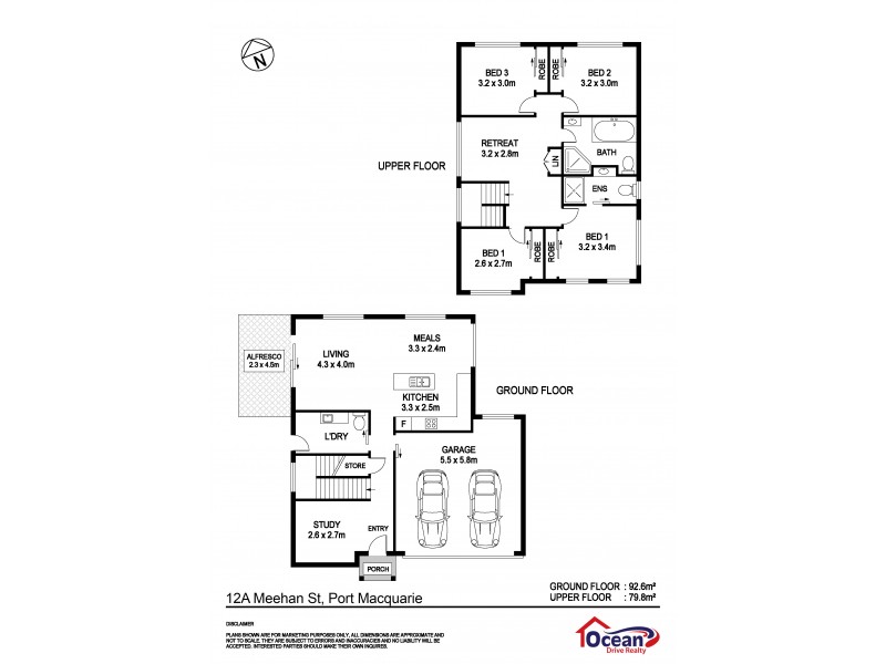 12 Meehan Street, Thrumster NSW 2444 Floorplan