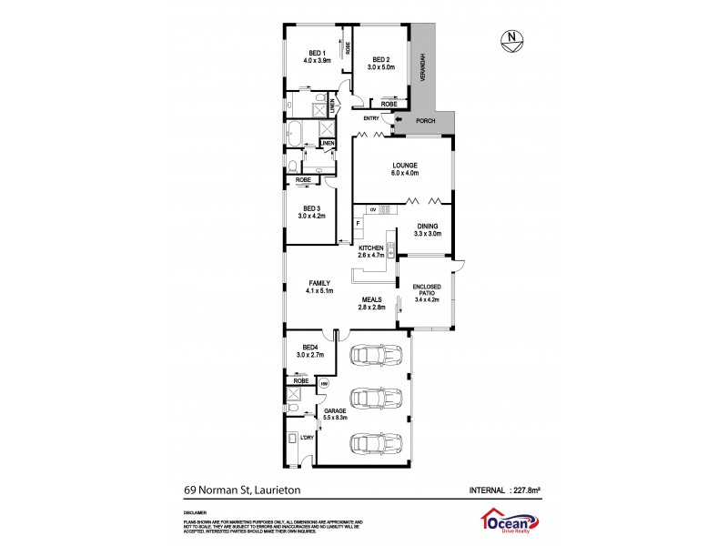 69 Norman Street, Laurieton NSW 2443 Floorplan