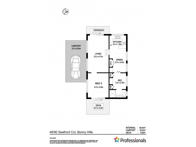 49/90 Seafront Circuit, Bonny Hills NSW 2445 Floorplan
