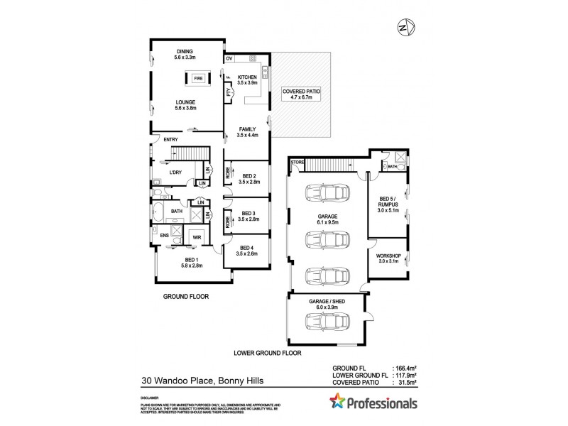 30 Wandoo Place, Bonny Hills NSW 2445 Floorplan