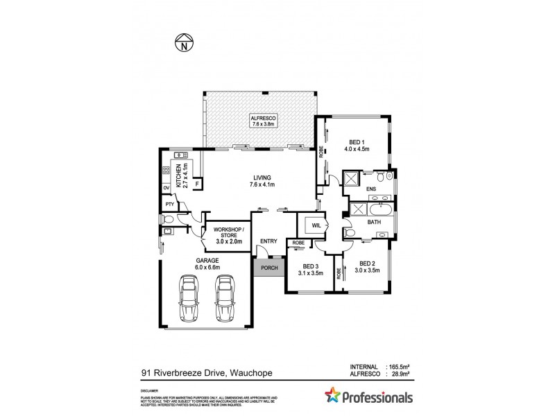 91 Riverbreeze Drive, Wauchope NSW 2446 Floorplan