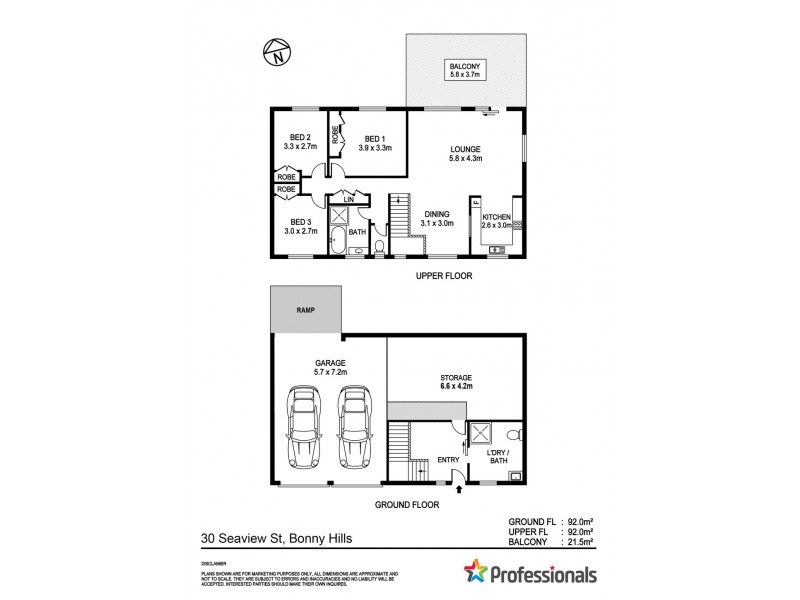 30 Seaview Street, Bonny Hills NSW 2445 Floorplan