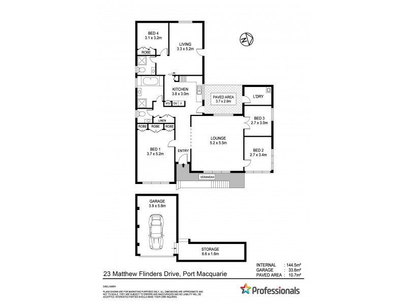23 Matthew Flinders Drive, Port Macquarie NSW 2444 Floorplan