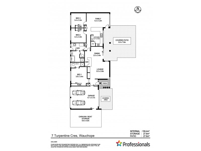 7 Turpentine Crescent, Wauchope NSW 2446 Floorplan