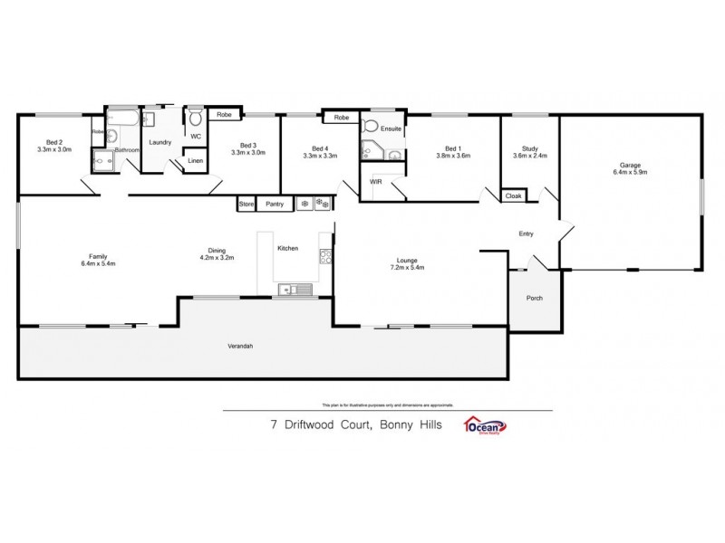 7 Driftwood Court, Bonny Hills NSW 2445 Floorplan